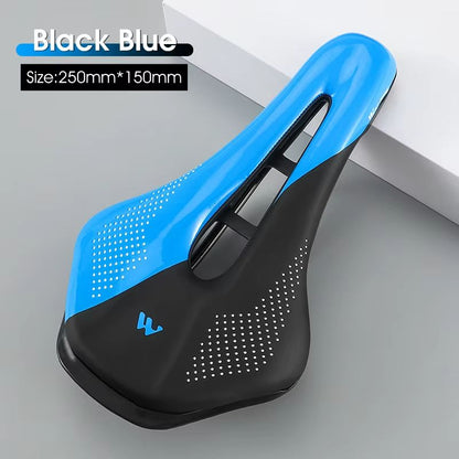 WEST BIKING Comfortable Bike Saddle  WearResistant PU Leather Hollow Bicycle Seat Cushion For Road  9
