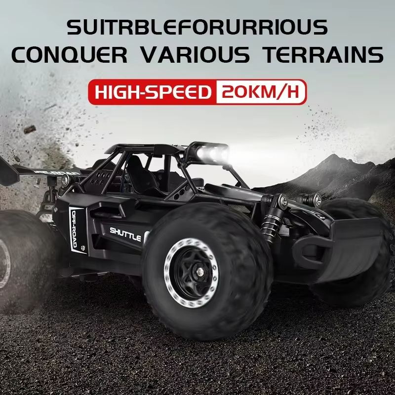 1 Is To 16 RC Drift Racing Car  HighSpeed Remote Control OffRoad Vehicle With LED Lights  Alloy Bod 3