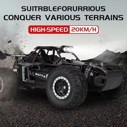 1 Is To 16 RC Drift Racing Car  HighSpeed Remote Control OffRoad Vehicle With LED Lights  Alloy Bod 3