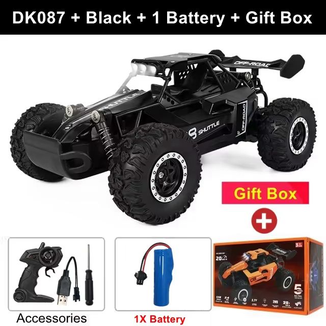 1 Is To 16 RC Drift Racing Car  HighSpeed Remote Control OffRoad Vehicle With LED Lights  Alloy Bod 6