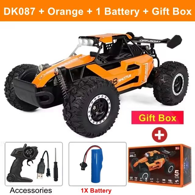1 Is To 16 RC Drift Racing Car  HighSpeed Remote Control OffRoad Vehicle With LED Lights  Alloy Bod 7