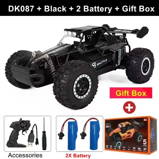 1 Is To 16 RC Drift Racing Car  HighSpeed Remote Control OffRoad Vehicle With LED Lights  Alloy Bod 10