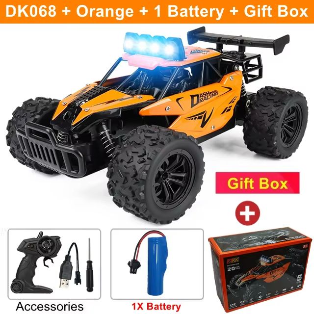1 Is To 16 RC Drift Racing Car  HighSpeed Remote Control OffRoad Vehicle With LED Lights  Alloy Bod 12