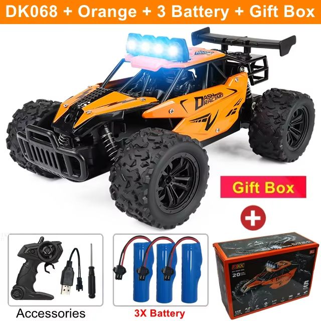 1 Is To 16 RC Drift Racing Car  HighSpeed Remote Control OffRoad Vehicle With LED Lights  Alloy Bod 14
