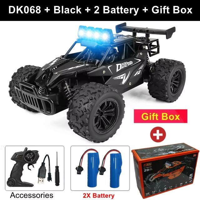 1 Is To 16 RC Drift Racing Car  HighSpeed Remote Control OffRoad Vehicle With LED Lights  Alloy Bod 19