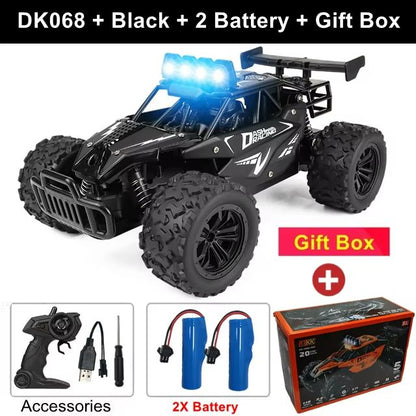 1 Is To 16 RC Drift Racing Car  HighSpeed Remote Control OffRoad Vehicle With LED Lights  Alloy Bod 19