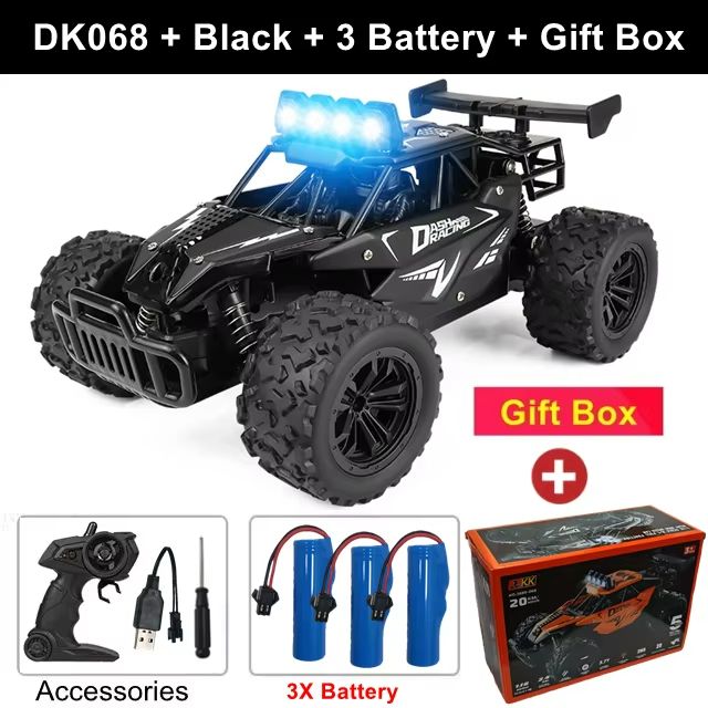 1 Is To 16 RC Drift Racing Car  HighSpeed Remote Control OffRoad Vehicle With LED Lights  Alloy Bod 20