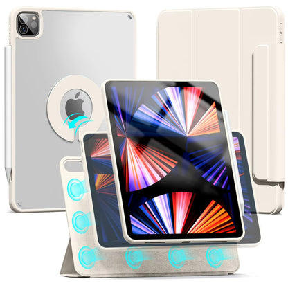 ZOYU Magnetic IPad Case  360 Rotating Detachable Back Cover For IPad Pro Air  Mini 12