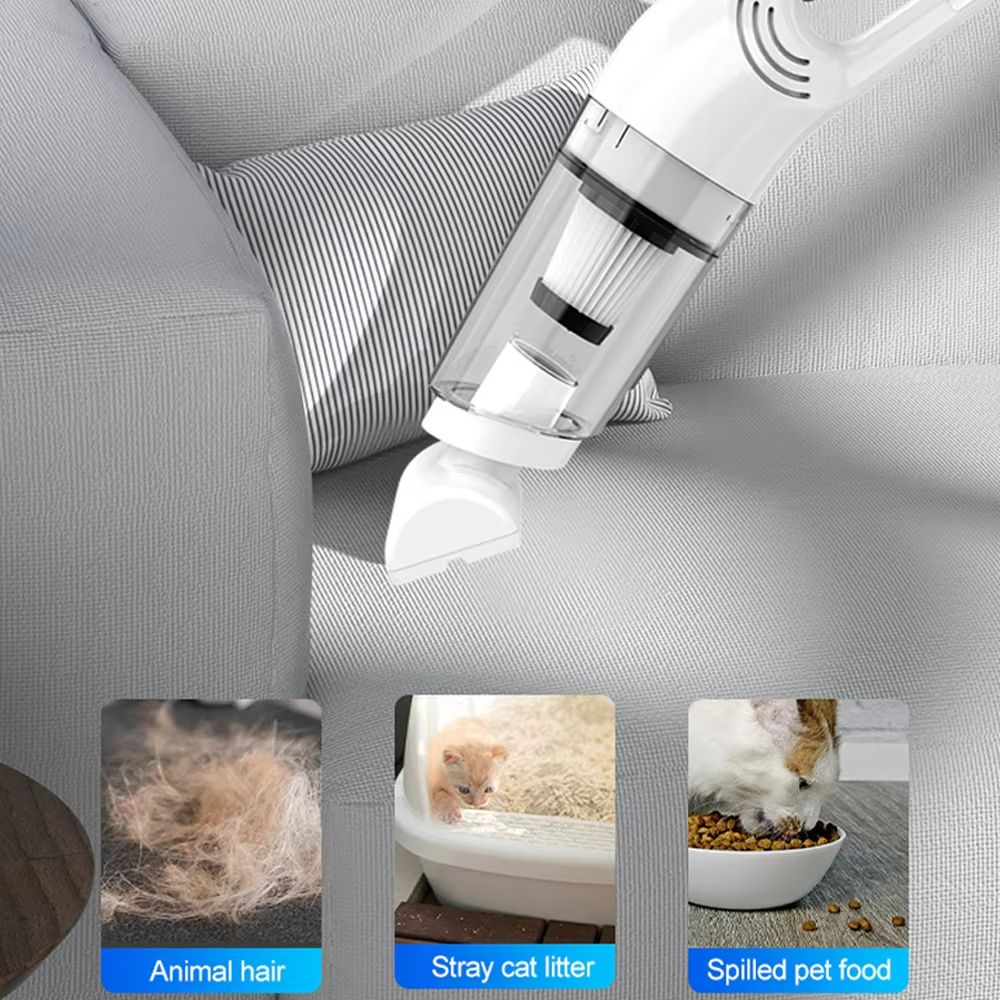 Rechargeable Handheld Vacuum Cleaner  Portable 10000PA Wireless Dust Catcher For Home Car  Pet Hair 3
