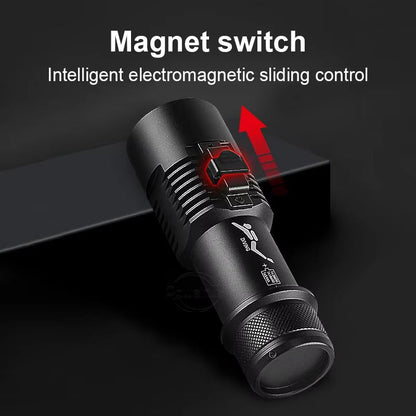 Rechargeable Diving Flashlight  Waterproof Submersible XHP70 LongRange Torch For Night Diving  Outd 1