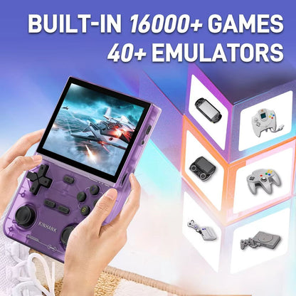 KINHANK Retro Handheld Game Console  Portable Emulator With 16000 Games  35 IPS Screen 1