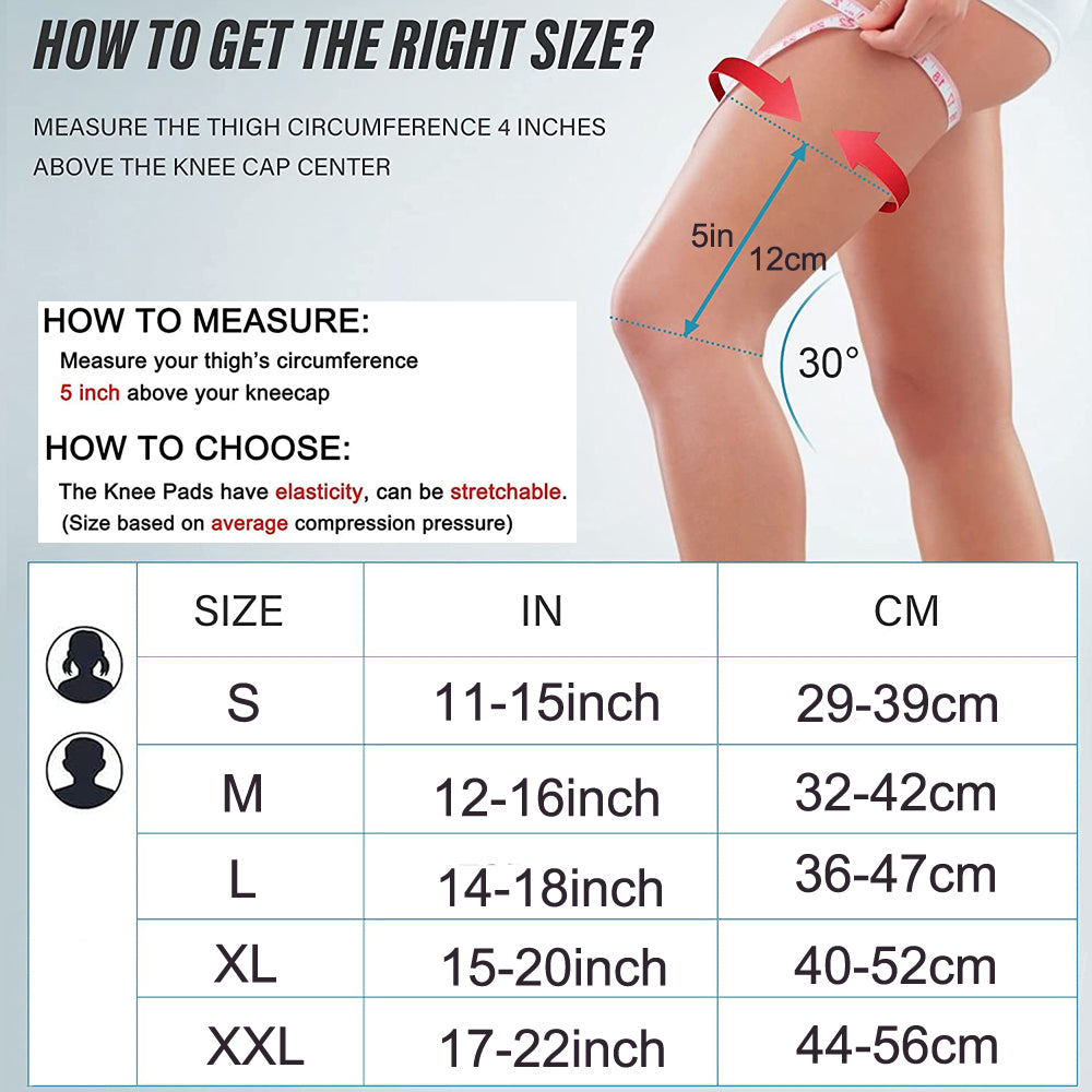 Knee Compression Pads Honeycomb Pad Long Leg Sleeve Brace, Sports Protection for Basketball Football Volleyball