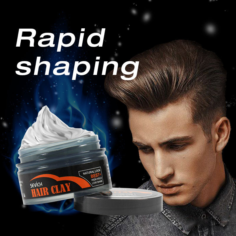 Sevich 100g Hair Clay for Men, Long-Lasting Strong Hold Matte Wax, Low Shine Styling Cream for Natural, Textured Looks