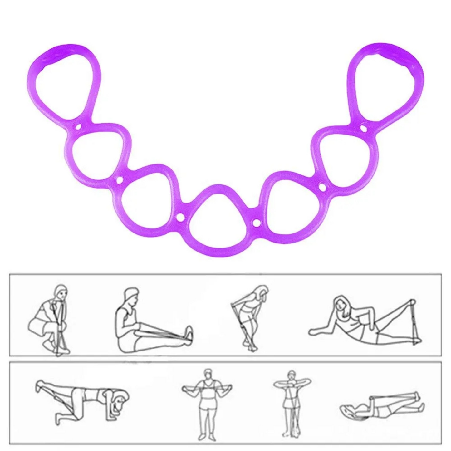 Yoga Pilates Ring Accessories with Pilate Bed Zen Ring & Yoga Wheel Set, Premium Yoga Pilates Equipment for Home Workout