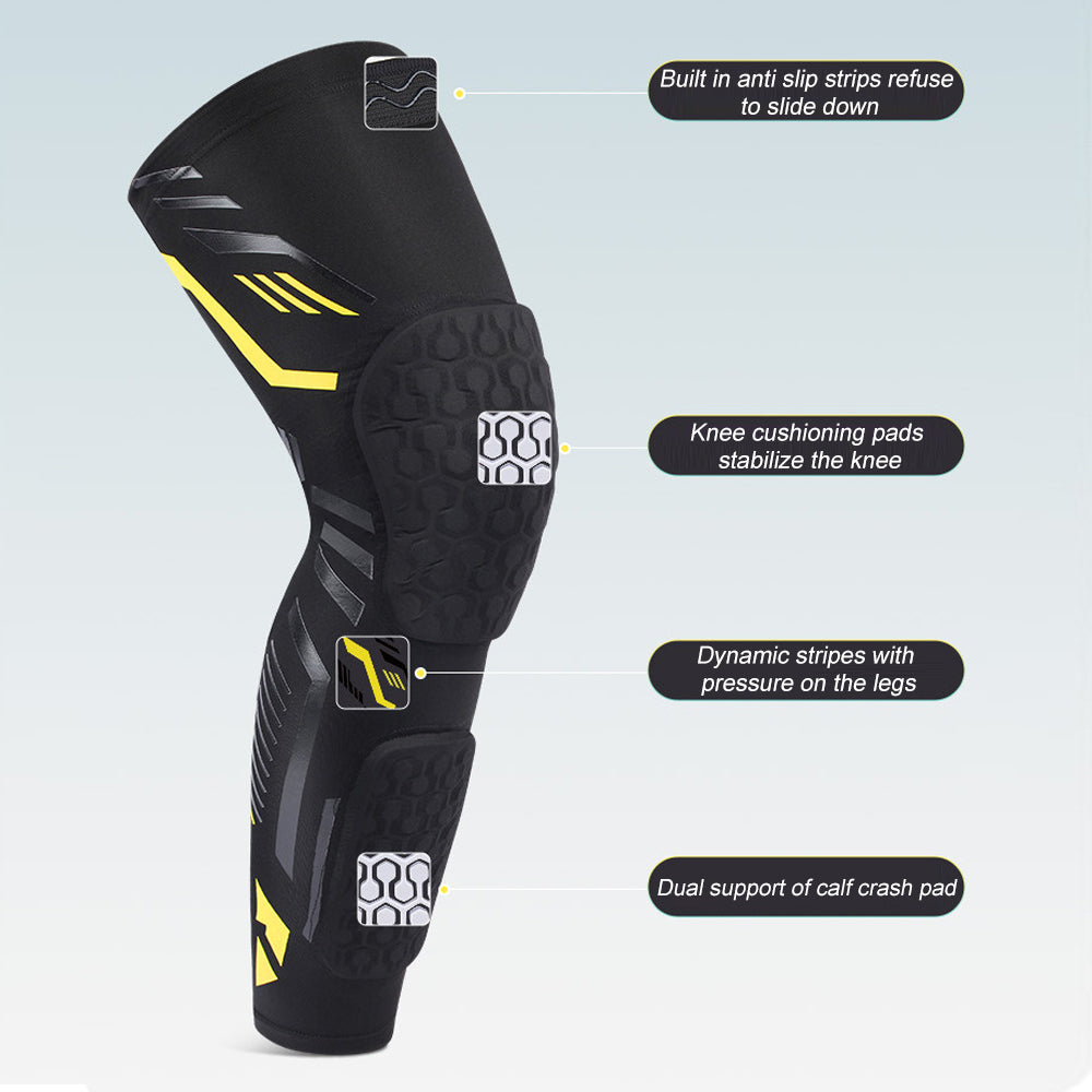 Knee Compression Sleeve for Basketball, Volleyball, Football, Adult Sports Knee Brace Support, Breathable Leg Sleeve