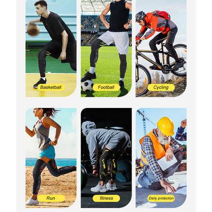 Knee Compression Sleeve for Basketball, Volleyball, Football, Adult Sports Knee Brace Support, Breathable Leg Sleeve