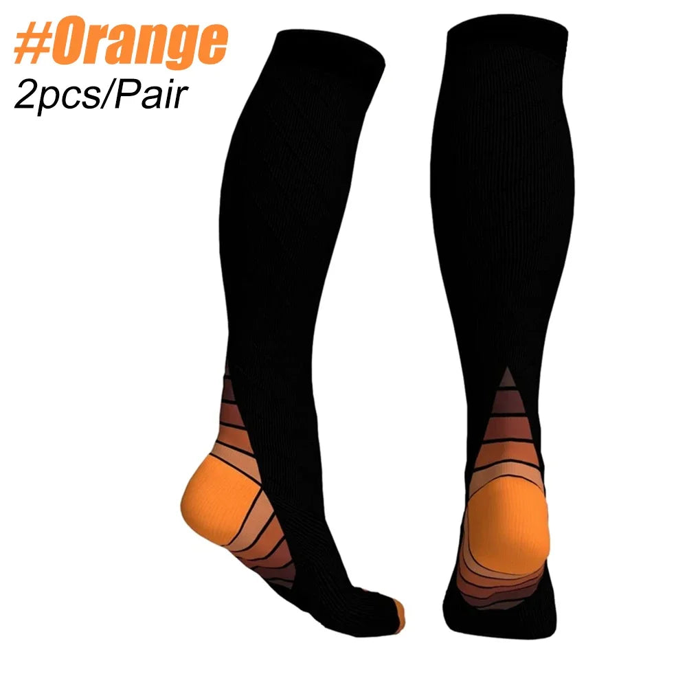 Compression Socks for Women and Men, Knee High Stockings, Neuropathy Pain Relief, Swelling Support