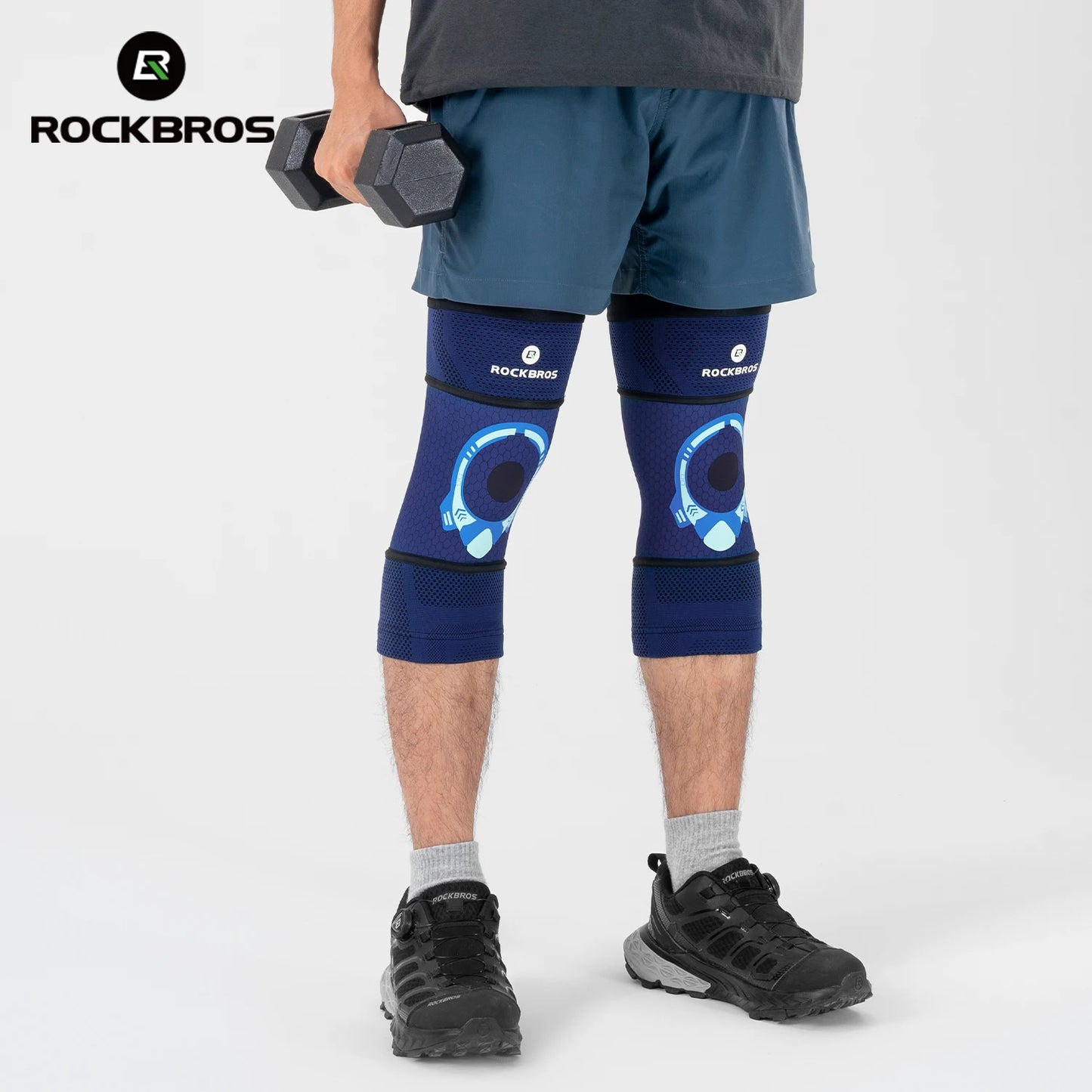 Knee Pads for Men Women Pressurized, Elastic Sports Knee Support, Outdoor Running Cycling Joint Protection