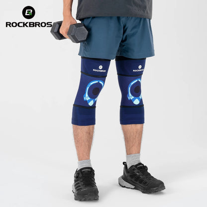 Knee Pads for Men Women Pressurized, Elastic Sports Knee Support, Outdoor Running Cycling Joint Protection
