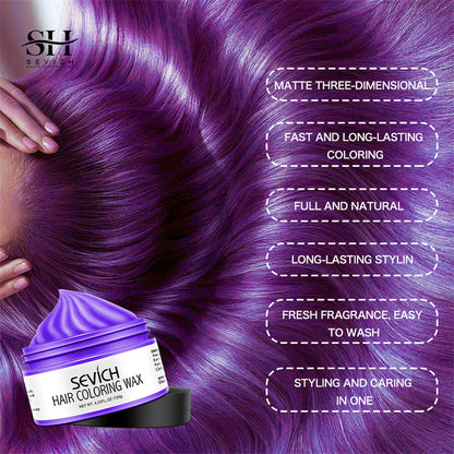 Childrens Multi Color Hair Dye Wax Disposable Hair Dyeing Cream For Fashion Makeup Safe DIY Hair Co 5