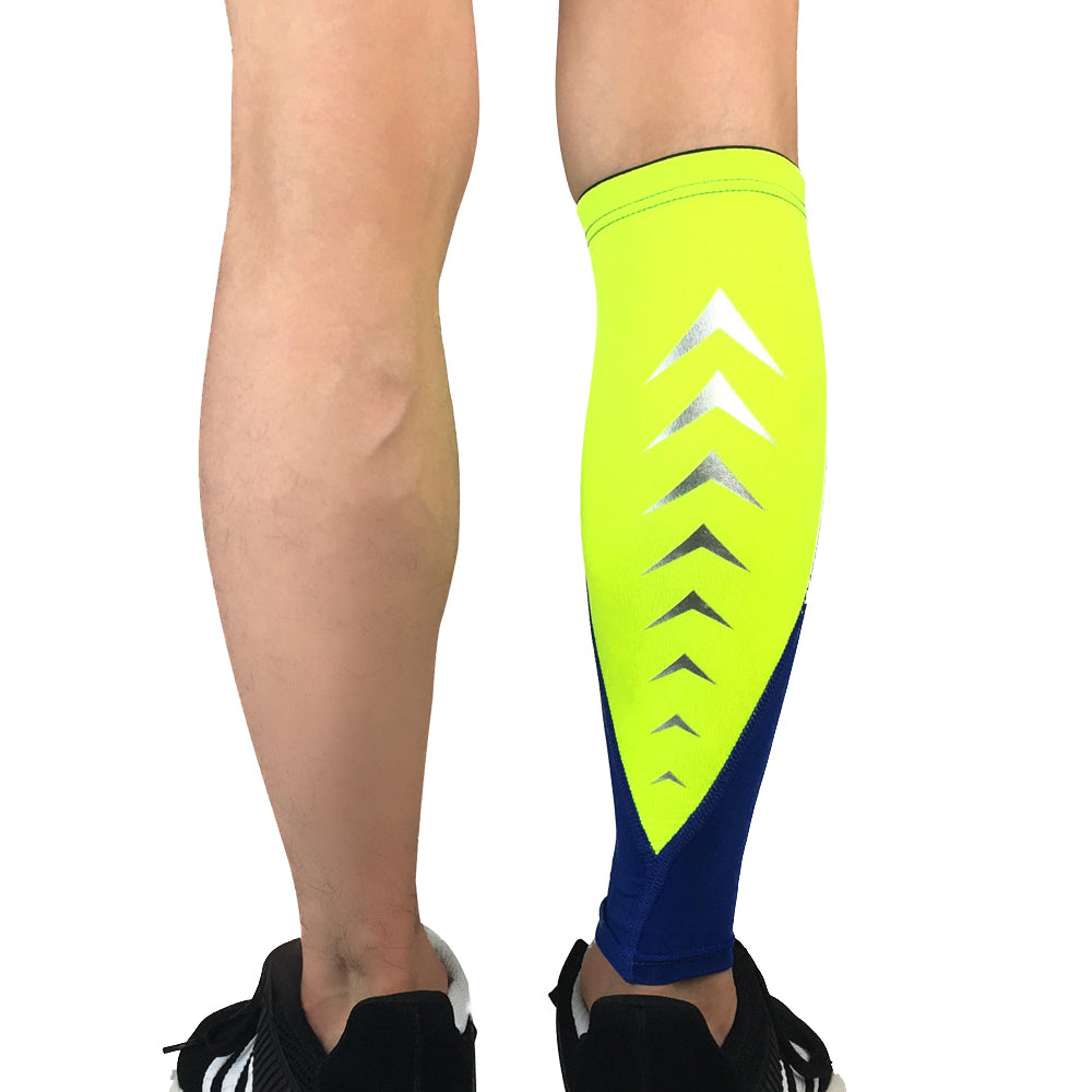 Sport Compression Calf Sleeves 1Pcs, Running Calf Guards, Leg Compression Sock for Shin Splint and Varicose Vein Relief