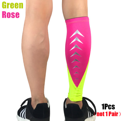 Sport Compression Calf Sleeves 1Pcs, Running Calf Guards, Leg Compression Sock for Shin Splint and Varicose Vein Relief