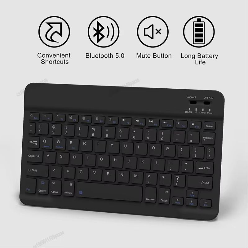 Detachable Keyboard Case For Samsung Galaxy Tab  Slim Protective Cover With Wireless Keyboard For A 4