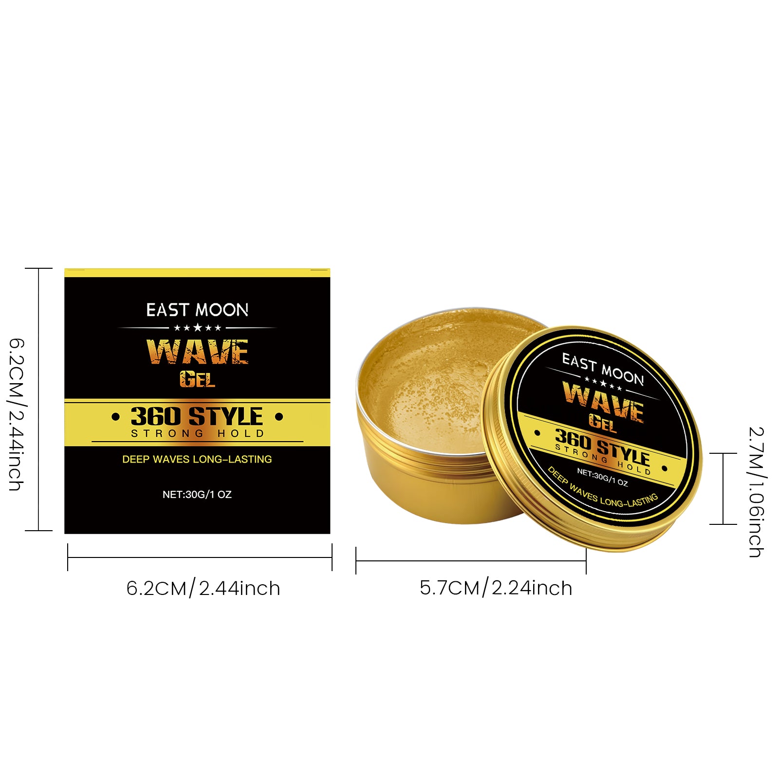 Original Argan Oil Hair Styling Wax for Men, Professional Long-Lasting Holding Gel, Fluffy Look, Repairs Broken Hair