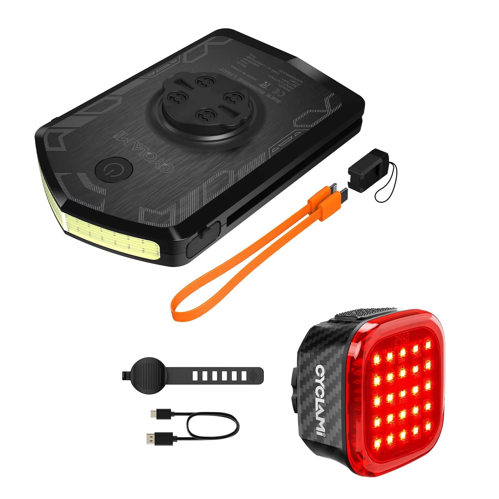 CYCLAMI RVL01 Rechargeable Bike Headlight  5000mAh USBC Front Bicycle Light Compatible With Garmin  8