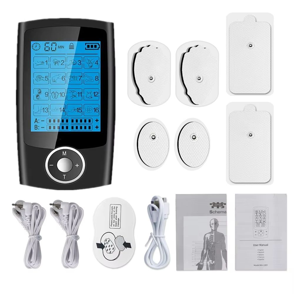 16Mode EMS Muscle Stimulator  Electric TENS Massager For Pain Relief Relaxation  Body Slimming Ther 6
