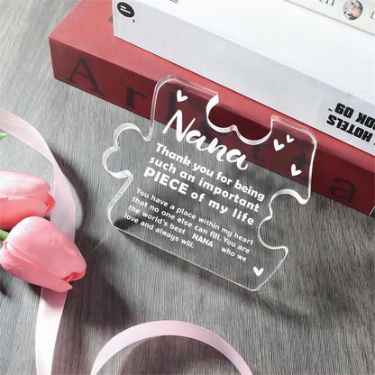 Birthday and Mothers Day Gift for Nana, A Gift for Nana, Christmas Gift for Nana and Her Grandmother Keepsake