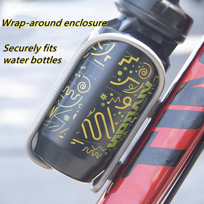Titanium CNC Bike Accessories Cup Holder MTB Bike Bottle Holder Ti Cage For Brompton  Mountain Road