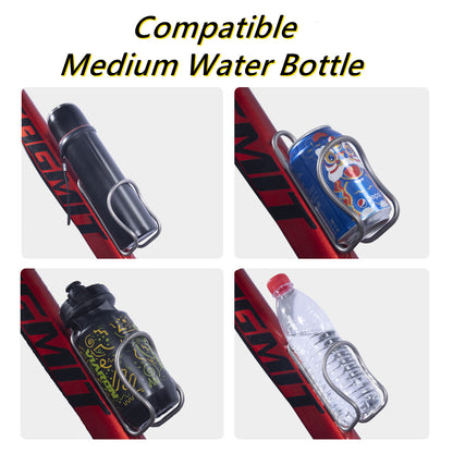 Titanium CNC Bike Accessories Cup Holder MTB Bike Bottle Holder Ti Cage For Brompton  Mountain Road