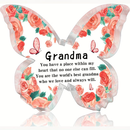 Butterfly Themed Unique Gifts for Grandma, Grandparents Gift, Cute Practical Birthday Presents for Great Grandmas
