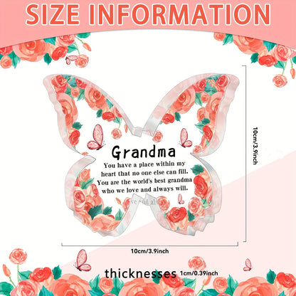 Butterfly Themed Unique Gifts for Grandma, Grandparents Gift, Cute Practical Birthday Presents for Great Grandmas