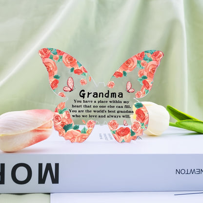 Butterfly Themed Unique Gifts for Grandma, Grandparents Gift, Cute Practical Birthday Presents for Great Grandmas