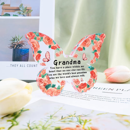Butterfly Themed Unique Gifts for Grandma, Grandparents Gift, Cute Practical Birthday Presents for Great Grandmas