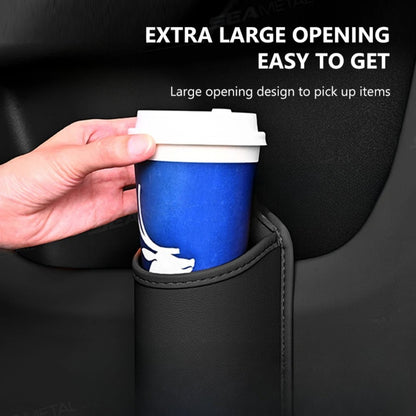 Car Seat Back Cup Holder Box Organizer, Universal Car Door Back Clip Drink Rack Storage Bin Pocket