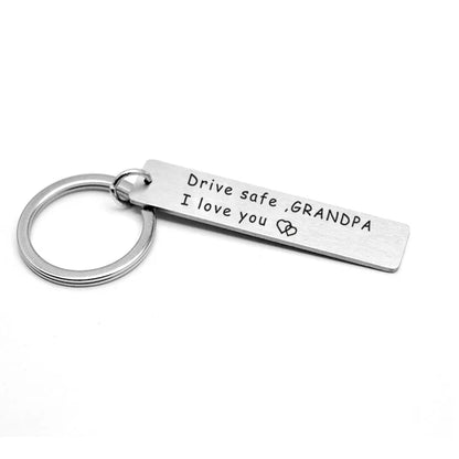 I Love You Keychain For Trucker Grandpa Drive Safe Keychains With Wing Pendant Gift For Grandma Gra 3