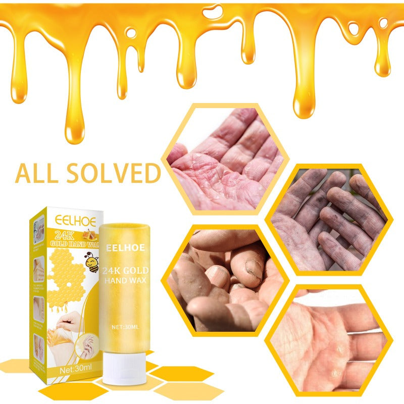 Beeswax Hand Mask Mango Moisturizing Hand Wax Natural Ingredients To Nourish And Soften 3Pack Treat 4