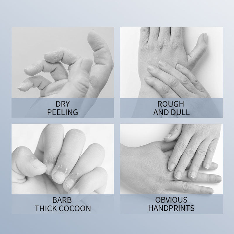 SADOER Goat Milk Moisturizing Hand Mask, Whitening & Nourishing Anti-Aging Hydrating Hand Gloves for Ultimate Skin Care