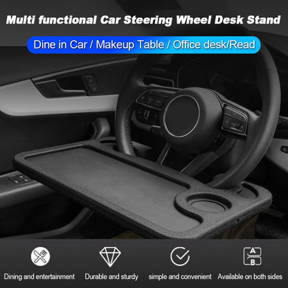Portable For Chrysler Model Car Steering Wheel Desktop Tray Foods Coffee Tray Board Eat Work Cart Drink Food Goods