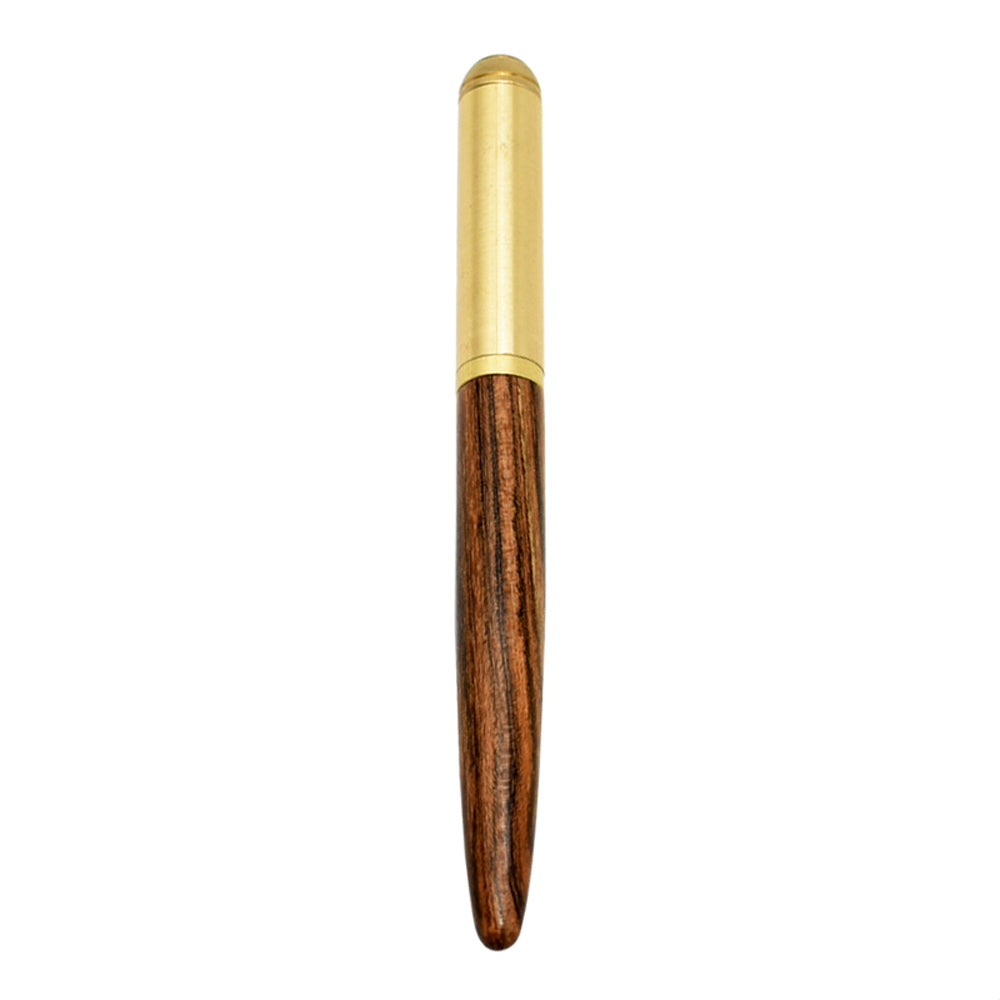Luxury Retro Wood Bronze Fountain Pen Wooden Office Writing Calligraphy Pen For Business Art And St 6