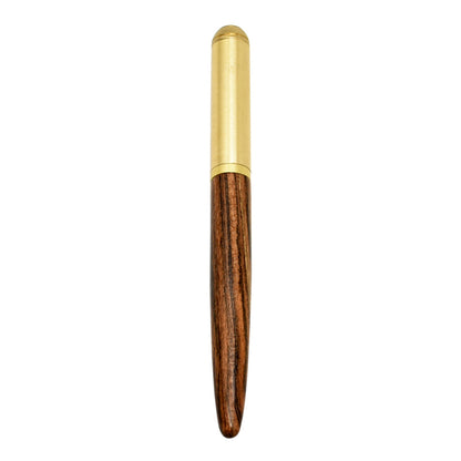 Luxury Retro Wood Bronze Fountain Pen Wooden Office Writing Calligraphy Pen For Business Art And St 6