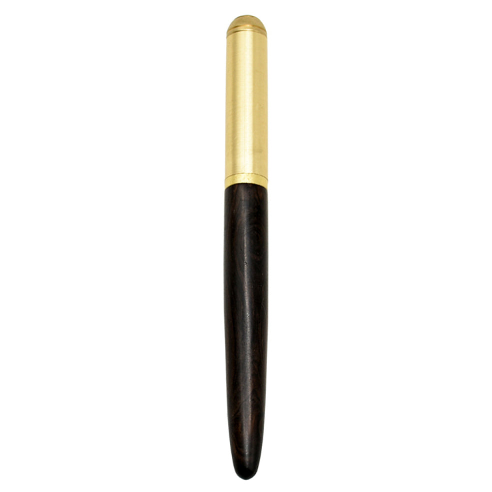 Luxury Retro Wood Bronze Fountain Pen Wooden Office Writing Calligraphy Pen For Business Art And St 7