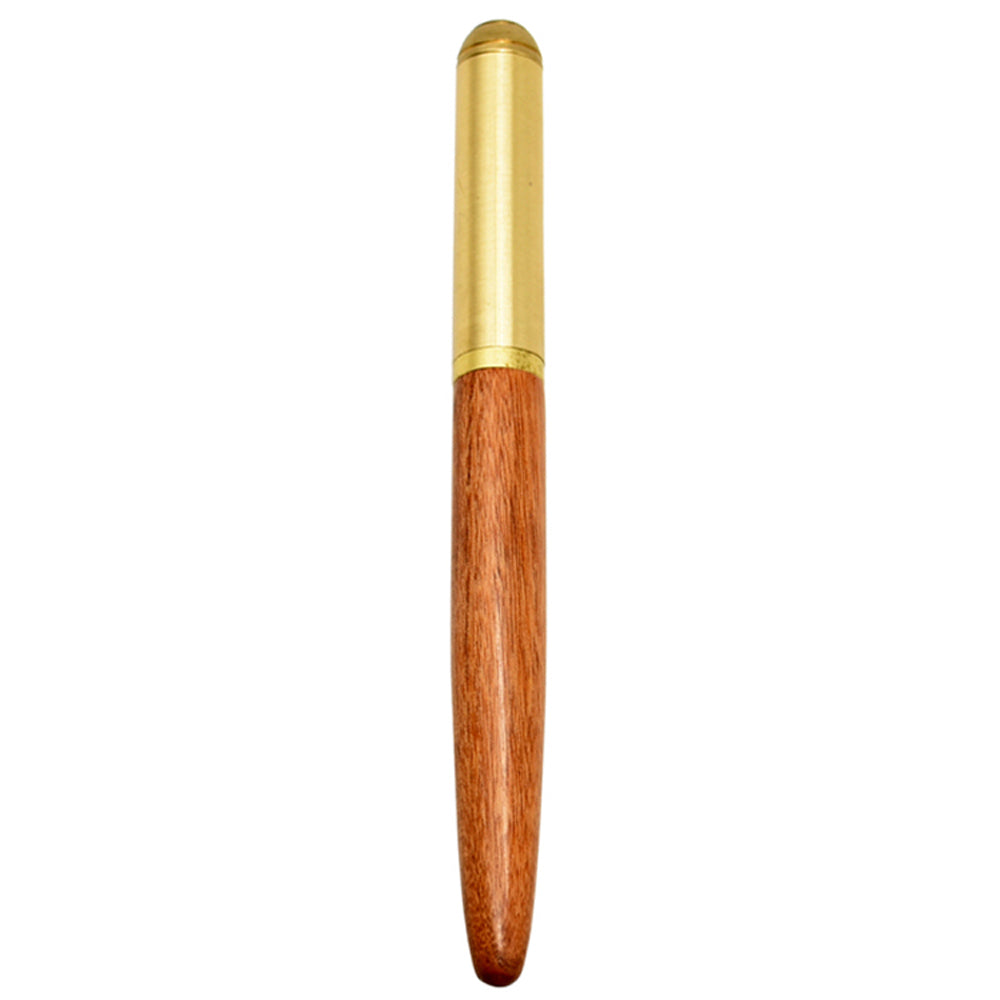Luxury Retro Wood Bronze Fountain Pen Wooden Office Writing Calligraphy Pen For Business Art And St 8