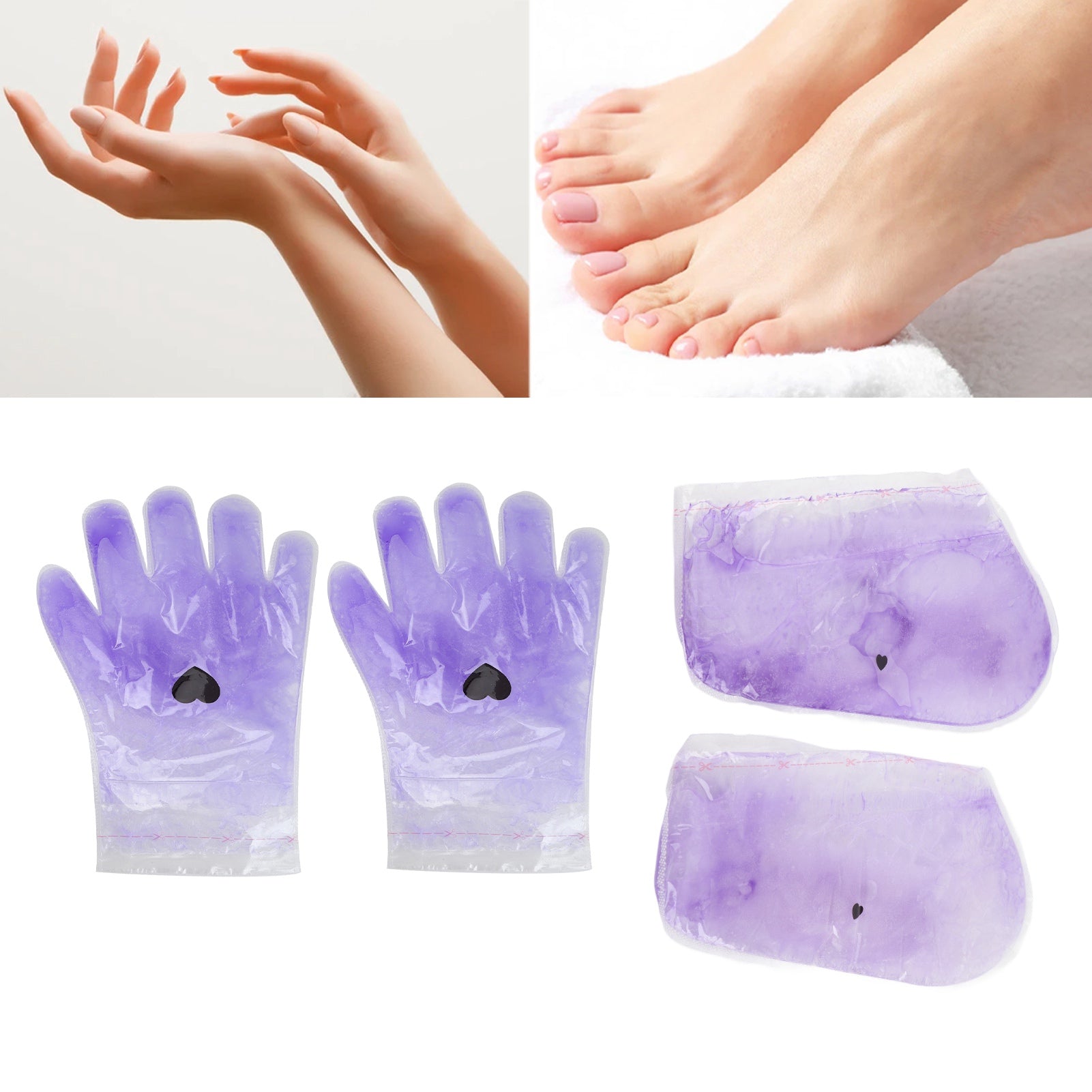 Professional Paraffin Wax Gloves Set for Hands, Healing, Softening, and Smoothing Skin Treatment Mask for Ultimate Care
