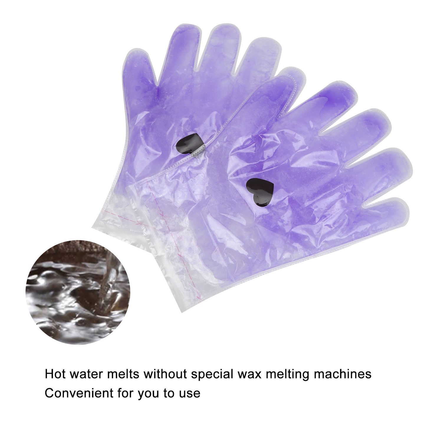 Professional Paraffin Wax Gloves Set for Hands, Healing, Softening, and Smoothing Skin Treatment Mask for Ultimate Care