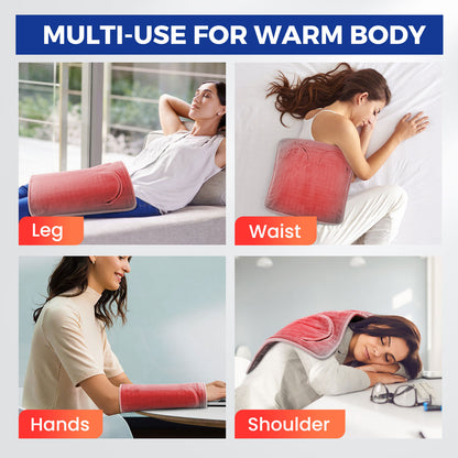 Electric Foot Heating Pad Washable Feet Warmer Soft Plush Thermal Blanket Foot Warming Mat For Home 4