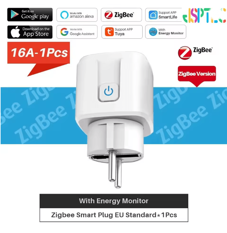PowerSense Zigbee Smart Plug EU 16A 20A With Energy Monitoring 3